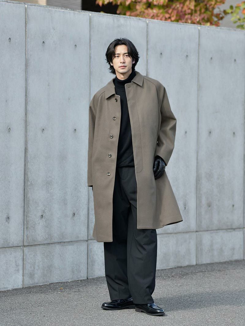 ビッグシルエットステンカラーロングコート | AUEN [オーエン]