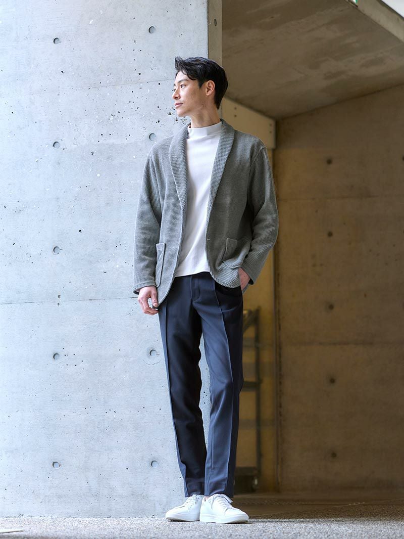 ワッフルショールカーディガン | AUEN [オーエン]