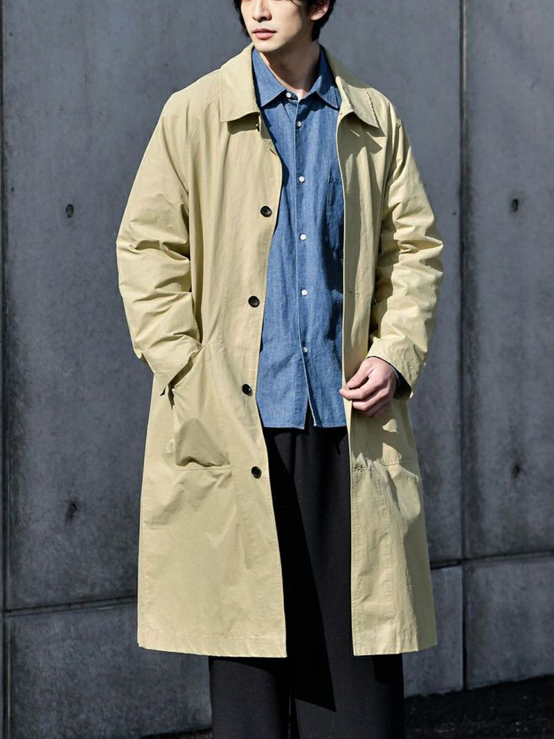 ワッシャーステンカラーコート | AUEN [オーエン]