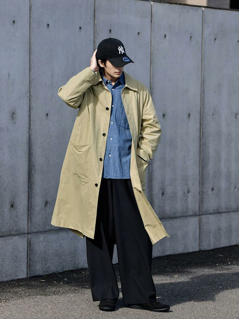 ワッシャーステンカラーコート | AUEN [オーエン]