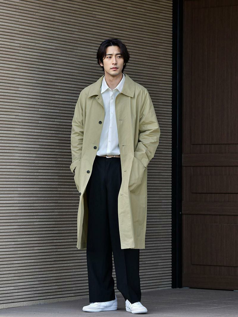 ワッシャーステンカラーコート | AUEN [オーエン]