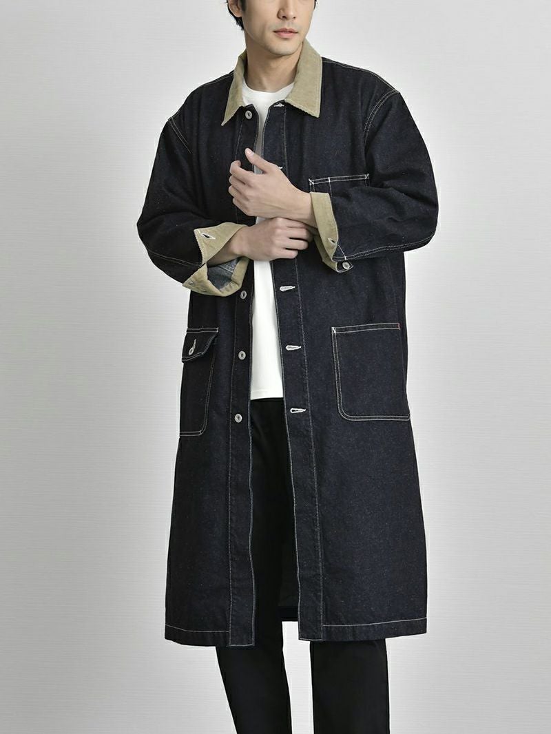 ka na ta classic coat デニムコート、デニムパンツ 3点 鎌倉ジーンズ デニムワークコート | AUEN [オーエン]