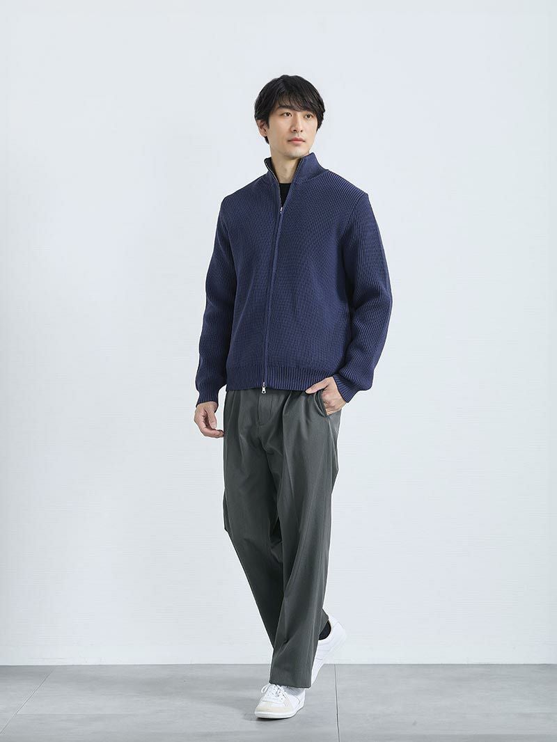 ダブルジップドライバーズニット | AUEN [オーエン]