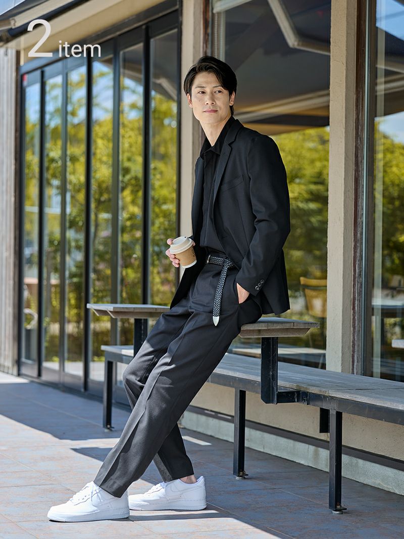 CODE ウールブレンド 通年用 セットアップ 2点セット | AUEN [オーエン]