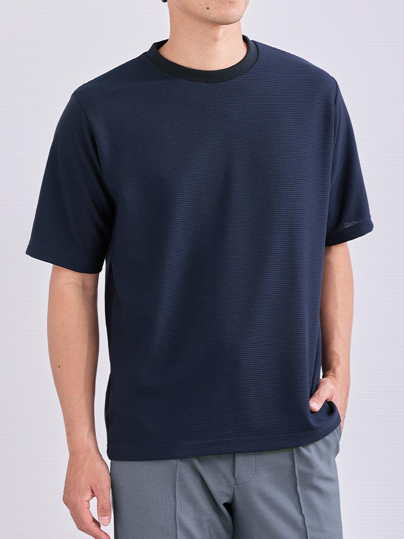 テクニカルボーダー半袖Tシャツ | AUEN [オーエン]